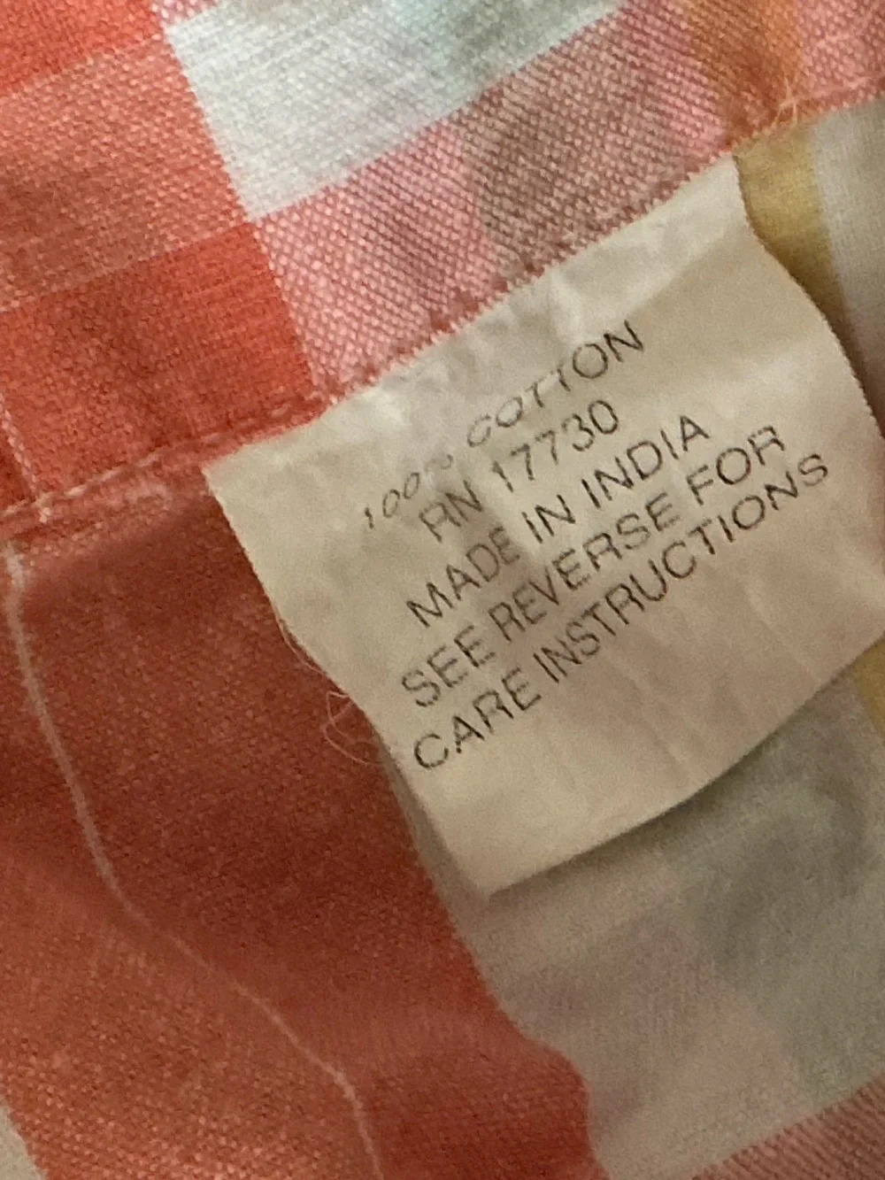 Vintage Martha Stewart Cotton Shower curtain